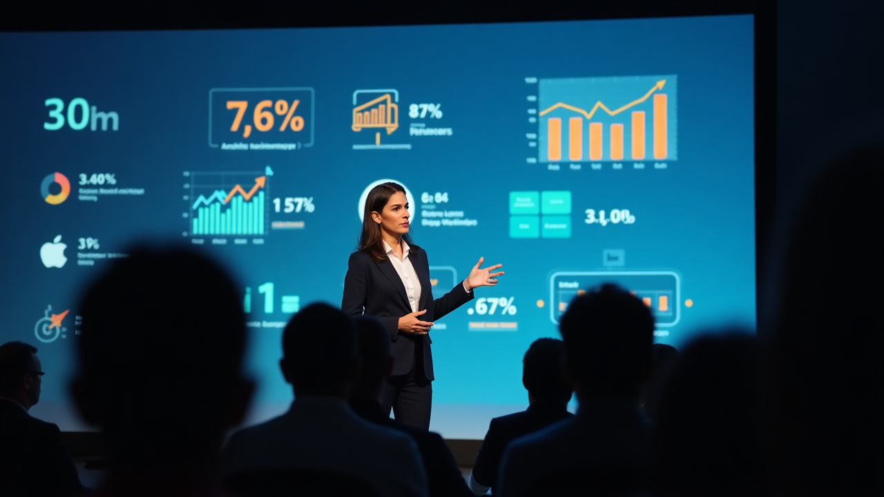 Presentazione interattiva sulla tecnologia mobile