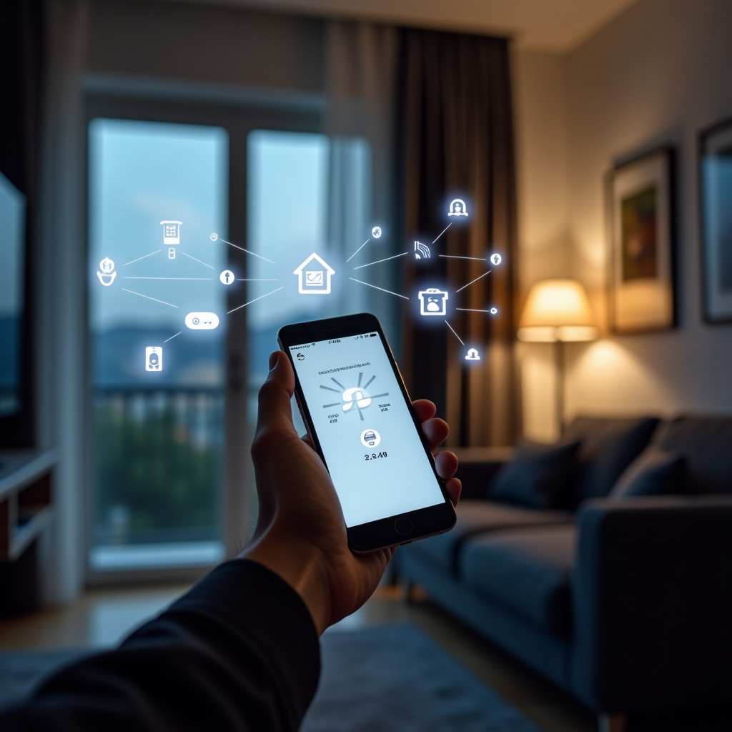 Dispositivi IoT interconnessi in una casa intelligente
